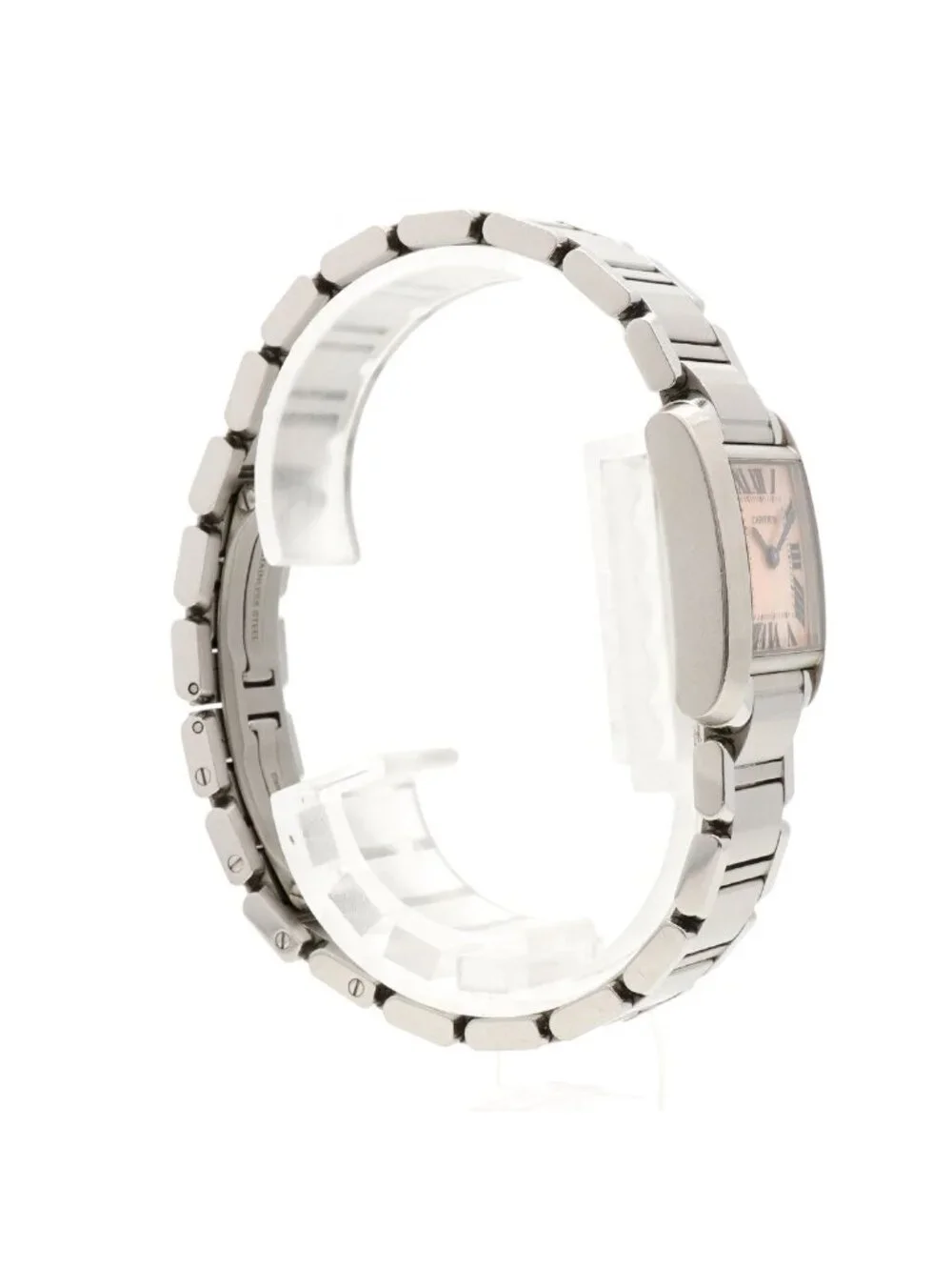 Cartier Tank Francaise SM Pink Dial Watch